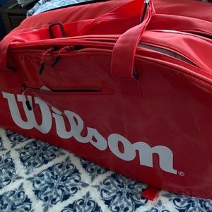 Wilson - super tour competition red tennis bag 💼 New